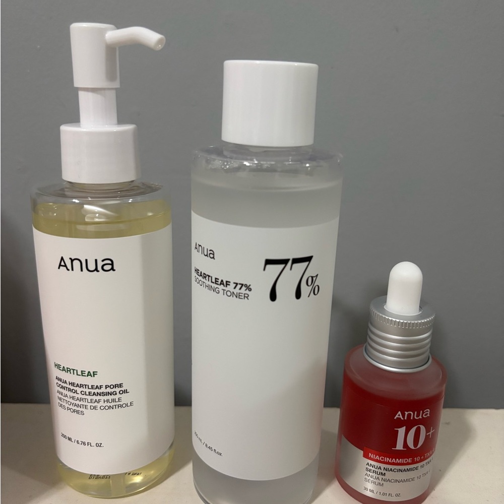 Heartleaf Skincare Trio - White, Red, and Yellow